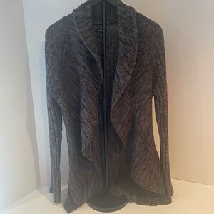 Apt. 9 Heather Gray Open Front Cardigan